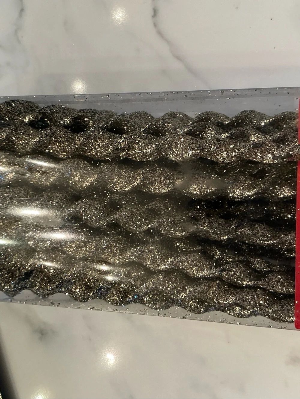 Holiday Time Glitter Spiral Ornaments - Silver